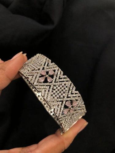 Pink Stone Diamond Bracelet